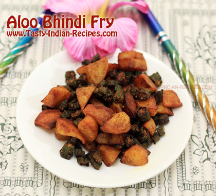 Aloo Bhindi Fry Recipe