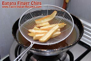 Banana Finger Chips Recipe Step 4