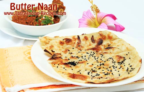 Butter Naan with Bhuna Chicken