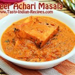 Paneer Achari Masala Recipe