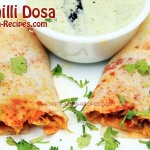 Paneer Chilli Dosa Recipe