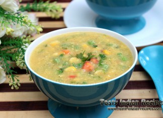 Sweet Corn Vegetable Soup