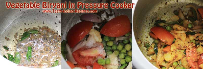 Vegetable Biryani in Pressure Cooker Recipe step 2